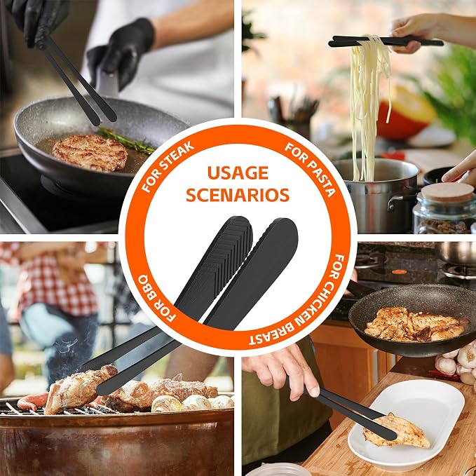Tifanso Kitchen Tongs for Cooking - Image 6