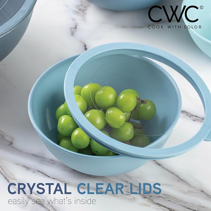COOK WITH COLOR Mixing Bowls with Lids - Image 6