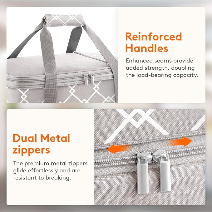 Lifewit Insulated Double Decker Casserole Carrier, Expandable Lasagna Lugger - Image 7