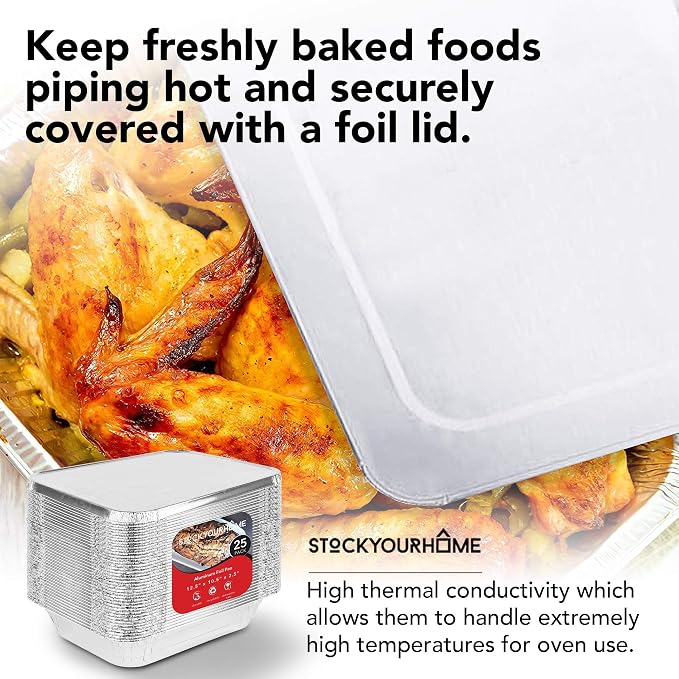 Stock Your Home Disposable Aluminum Pans - Image 7