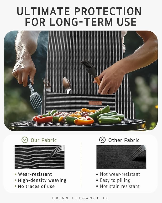 Syntus Chef Apron for Men Women Kitchen Cooking Apron - Image 6