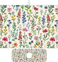 Watercolor Wildflower Dish Drying Mat by Unknown