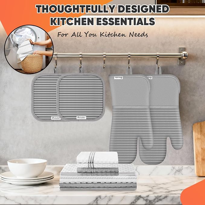 Oven Mitts Kitchen Towels and Dishcloths - Image 5