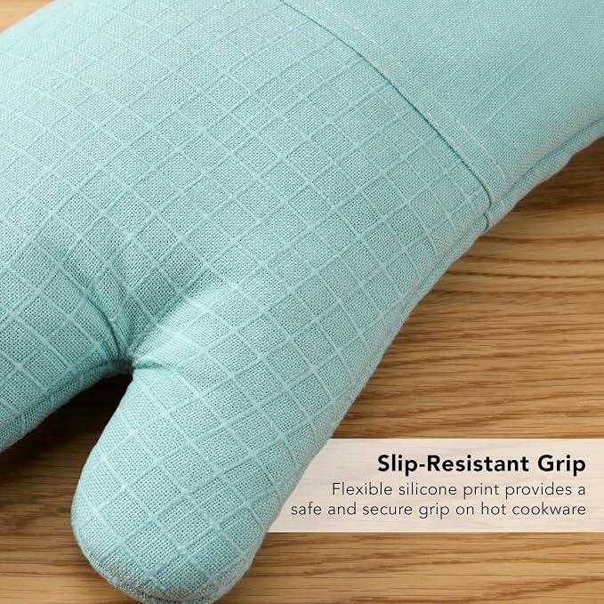 KITCHENAID Gourmet Series Gridlines Oven Mitts 2-Pack Set, Heat Resistant up to - Image 7