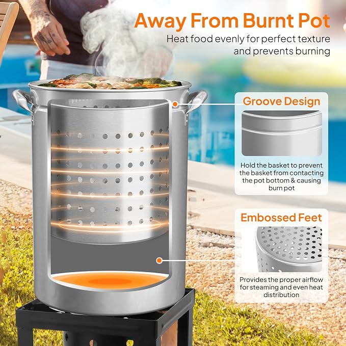Bonnlo 44QT Turkey Fryer Pot - Image 4
