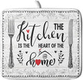 White Kitchen Dish Drying Mat 16x18 Inch Knife Fork Dish Drainer Rack Mats by Giwawa