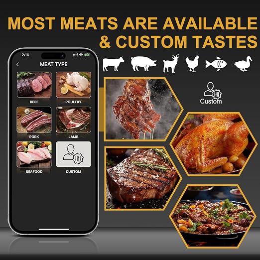 EIHO Wireless Bluetooth Meat Thermometer - Image 8