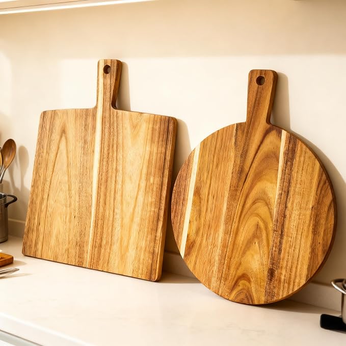 Large Acacia Wood Cutting Board - Image 8