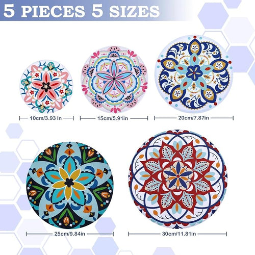 5-Size Reusable Beeswax Bowl Covers - Image 2
