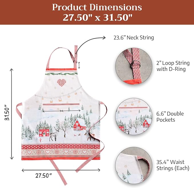 Maison d' Hermine 100% Cotton Apron - Image 7