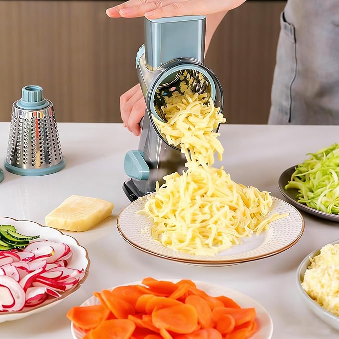KalraMay Cheese Grater, Rotary Cheese Grater - Image 2