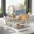 2 Tier Dish Drying Rack, Stainless Steel Dish Rack by Unknown