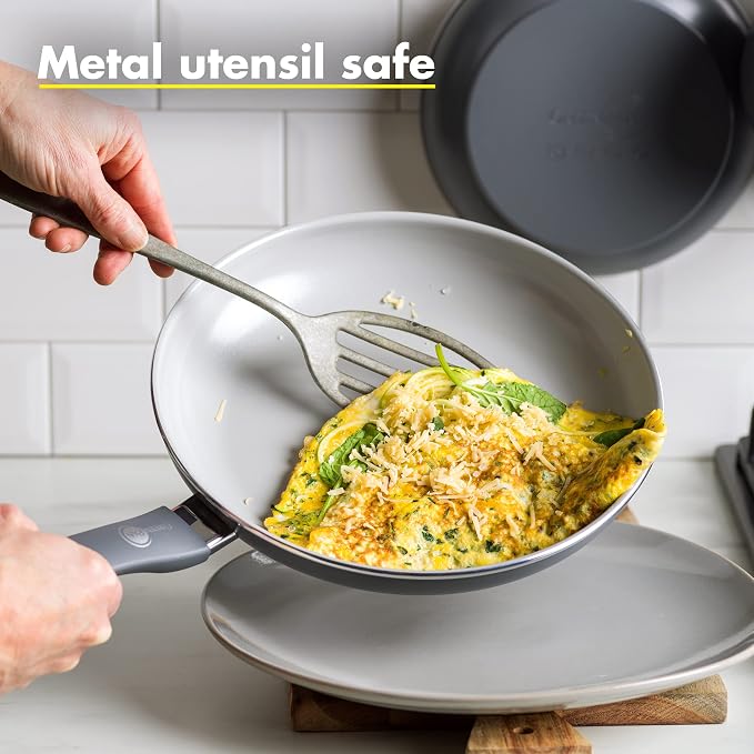 GreenPan Dover Healthy Ceramic Nonstick, Dishwasher Safe, Comfort Grip Handle - Image 5