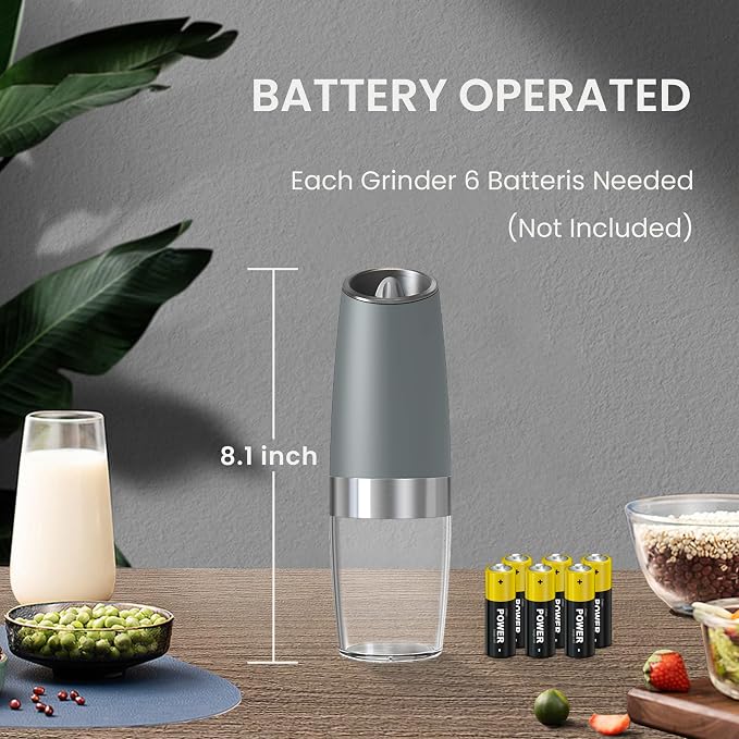Battery Operated Salt And Pepper Grinder Set - Image 4