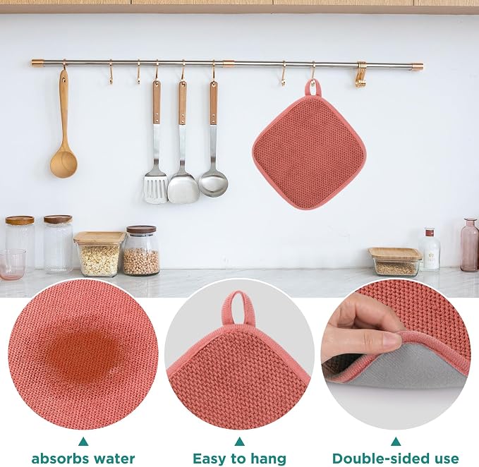 GeeRic Microfiber Dish Drying Mat, Super Absorbent Kitchen Dish Drying Pad - Image 4
