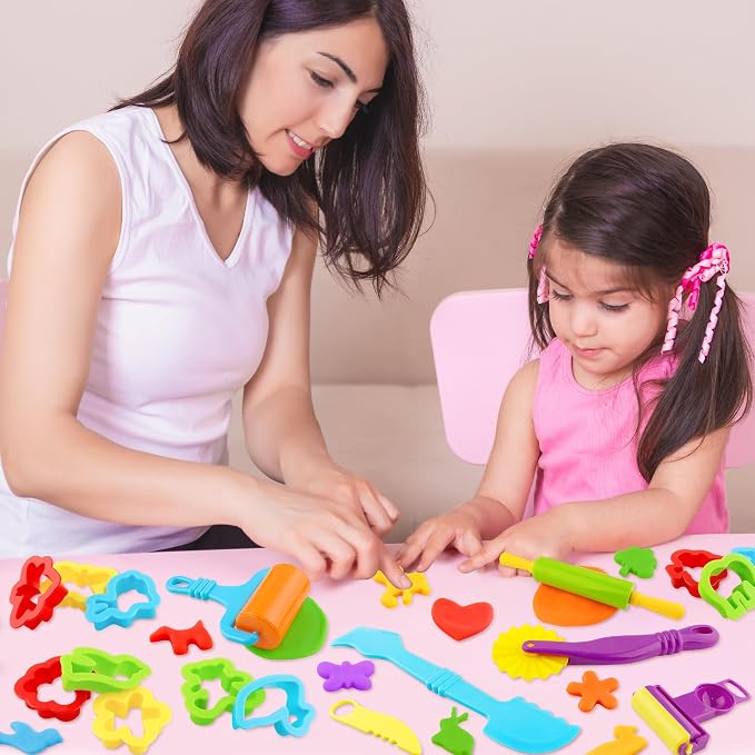 Dough Tools Set for Kids 20 PCS Dough Play Tools - Image 7