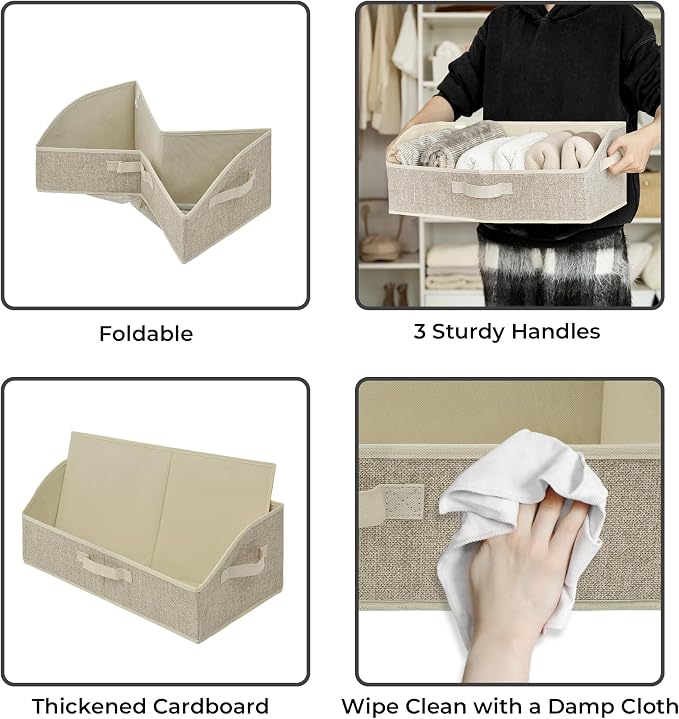 GRANNY SAYS Storage Baskets for Shelves, Closet Organizer Bin and Clothes - Image 5