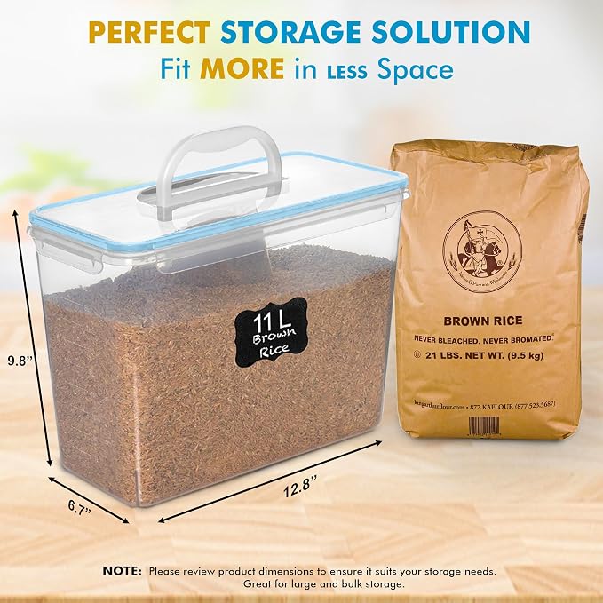Shazo 2 PC Flour Sugar Storage Containers - Image 2