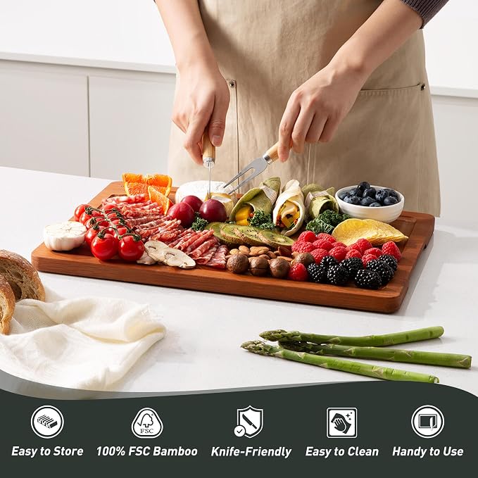 Extra Large Bamboo Cutting Board - Image 8