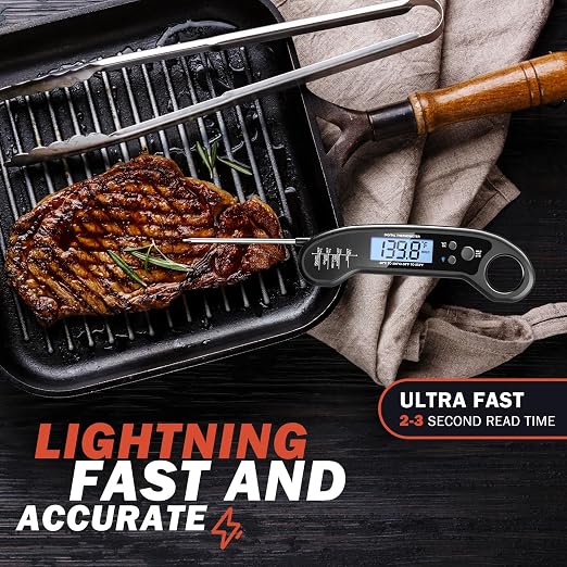 Meat Thermometer Digital, Instant Read Meat Thermometer - Image 3