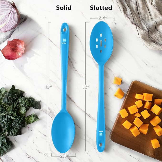 DI ORO Silicone Mixing & Serving Spoons - Image 6