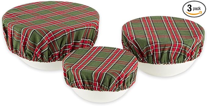 DII Reusable Cloth Bowl Cover Collection Machine Washable, Cotton by DII