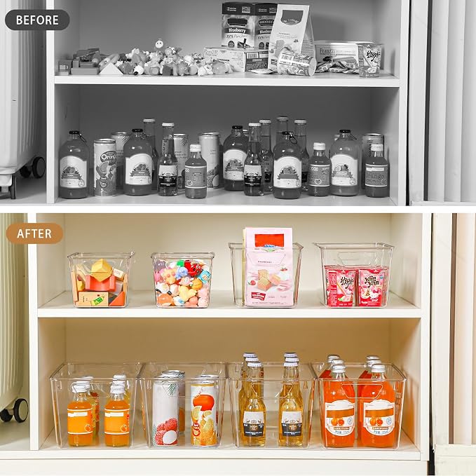 Freebat 12 Pack Organizers and Storage, Pantry Organization and Storage Bins - Image 5