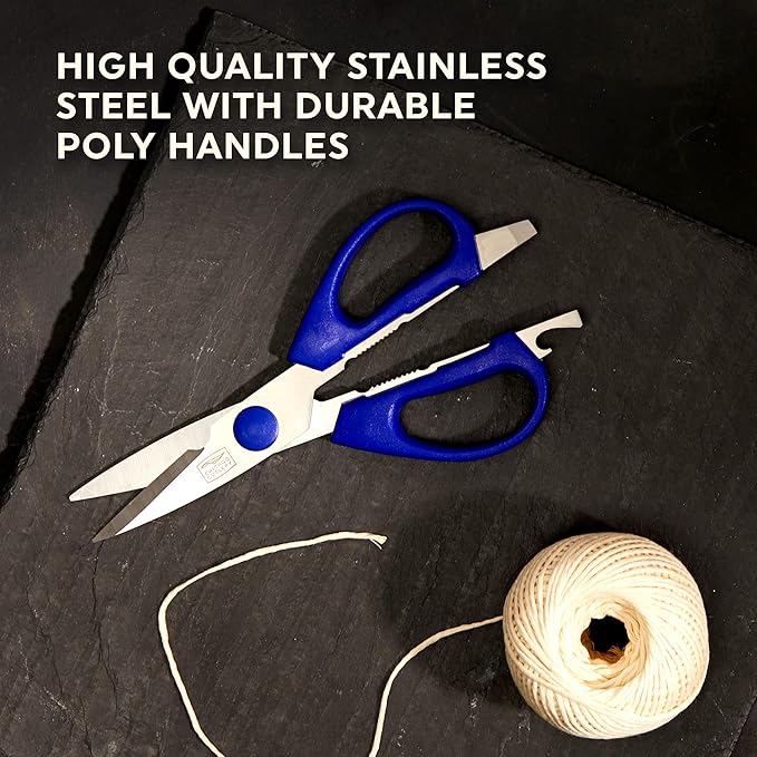 Chicago Cutlery 2-Pack Soft Grip Kitchen Scissors Shears - Image 4