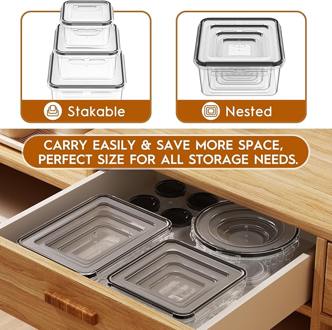 48 PCS Food Storage Containers - Image 5