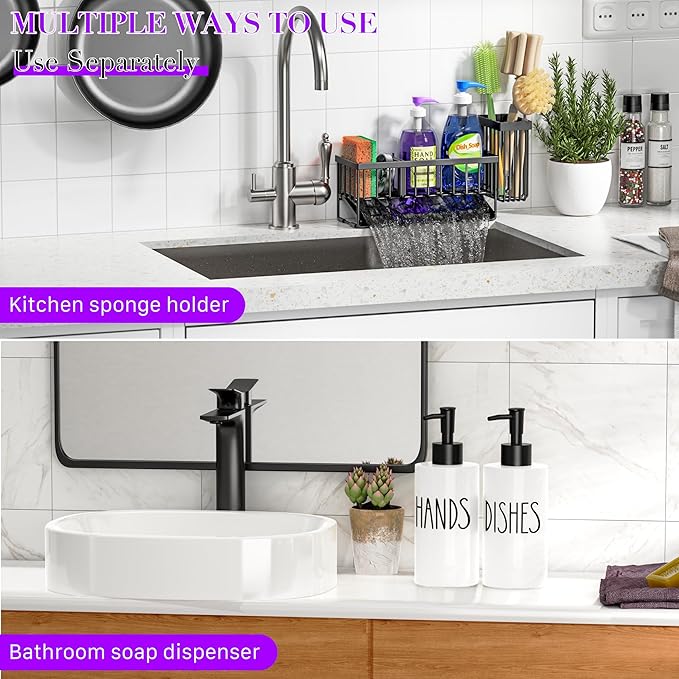 MASADI Kitchen Dish Soap Dispenser Set - Image 6
