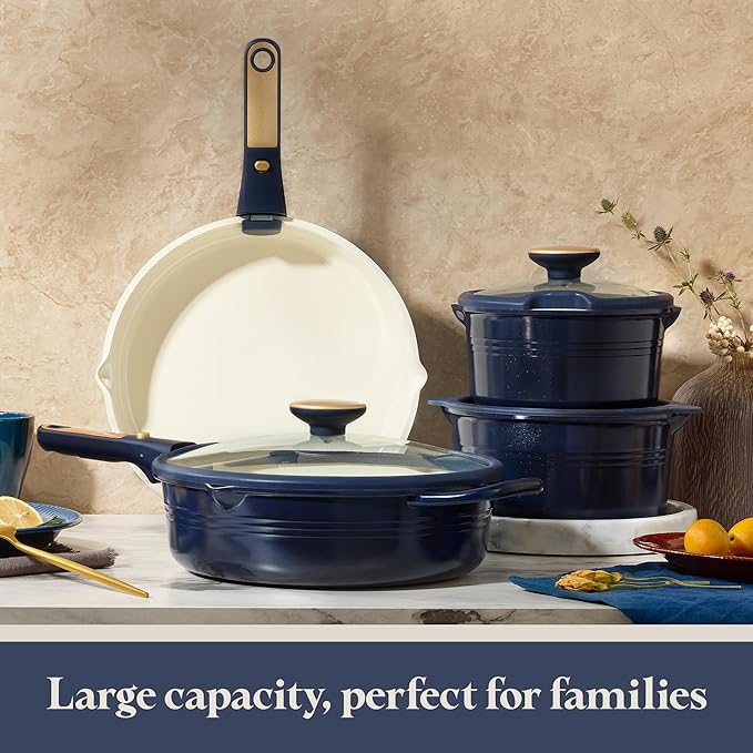 CAROTE 22Pcs Titanium Cookware Set, Pots and Pans Set Non Stick, Kitchen - Image 7