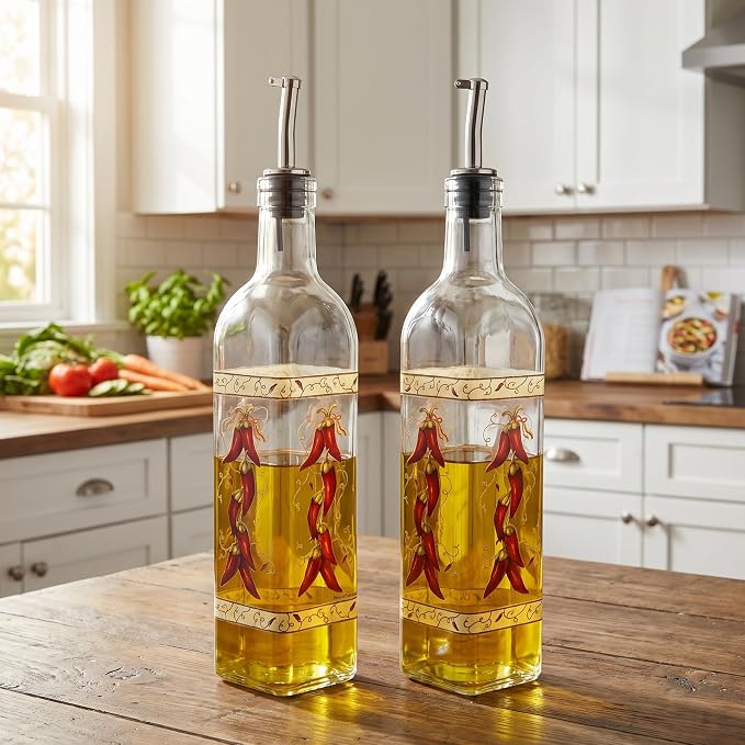 Topadorn 17 oz Olive Oil Dispenser Bottle Set - Image 5