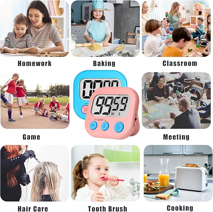 ZILLEEN Classroom Timer for Kids Teachers Digital Timers - Image 4