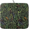 Black Sage Green Plant Dish Drying Mat by Anyako