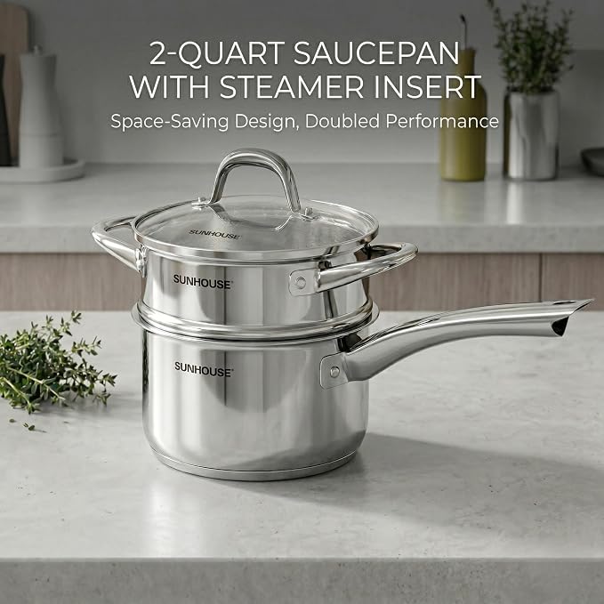 SUNHOUSE Stainless Steel Sauce Pan - Image 3