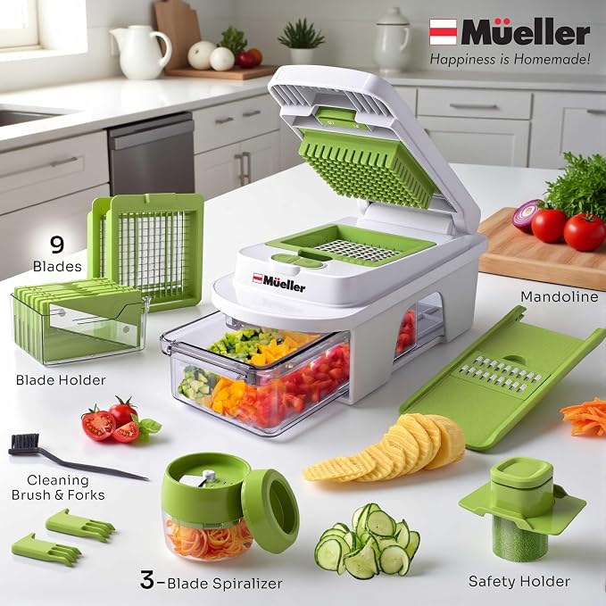 Mueller Pro-Series All-in-One, 12 Blade Mandoline Slicer - Image 6