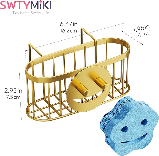 SWTYMIKI Sponge Holder for Kitchen Sink - Image 7