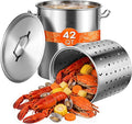 VEVOR Stainless Steel Stockpot, 42 Quart Large Cooking Pots, Cookware Sauce Pot by VEVOR