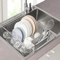 Dish Drying Rack Over The Sink Expandable to 24.5" Dish Drainer — Space-Saving by SweetHomeCollection