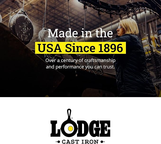 Lodge Seasoned Cast Iron Skillet 13.25 Inches - Image 9