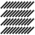 MECCANIXITY 60Pcs Slotted Split Roll Pins 1/5 Inch Dia. 1-2/5 Inch Length 65Mn by MECCANIXITY