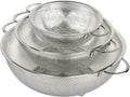 3-Piece Stainless Steel Mesh Micro-Perforated Strainer Colander Set by H%C3%96LM