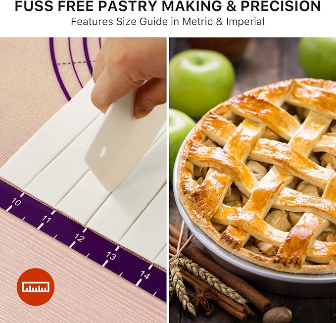 Baking Mat, Reusable Food Grade Silicone Counter Mat - Image 7