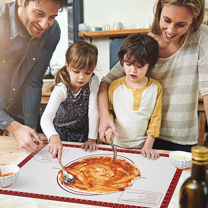 Silicone Baking Mat, Non Stick Pastry Mat Sheet - Image 8