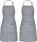 NLUS 2 Pack Cooking Aprons for Women by NLUS