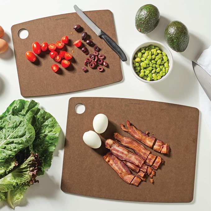 Kitchen Series 11.5" × 9" Cutting Board in Nutmeg - Image 6