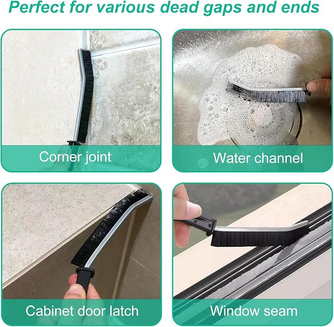 OKOM Multifunctional Stainless Steel Crevice Cleaning Brush - Image 5