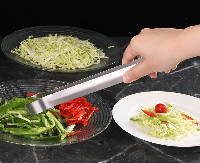 New Star Foodservice 42283 Restaurant-Grade Pom Tong, Stainless Steel, 12 inch - Image 7