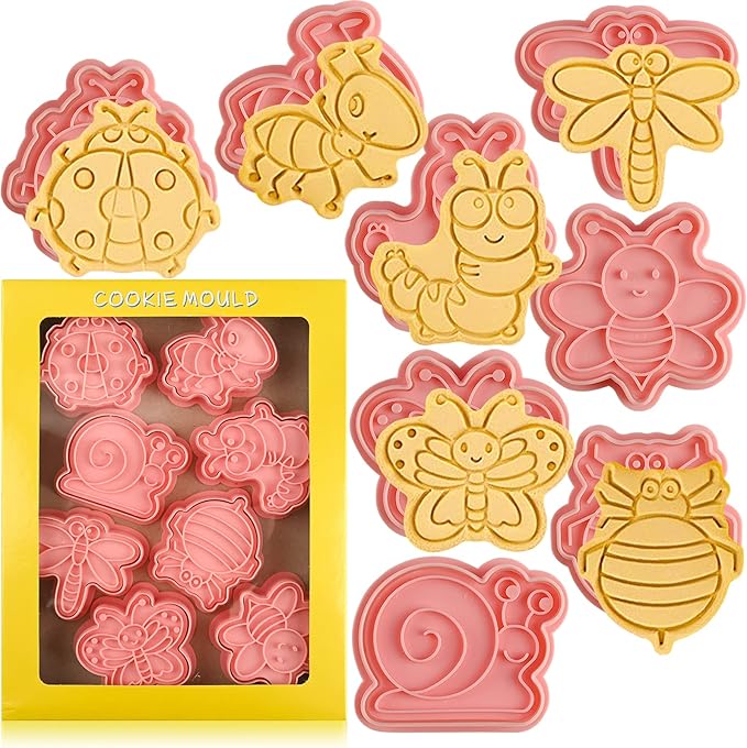 Insect Cookie Cutters Set, Cute Cookie Cutters by Sakolla