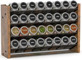 NESAPTO Spice Rack Organizer for Cabinet, Wood 4-Tier Vertical Seasoning by NESAPTO